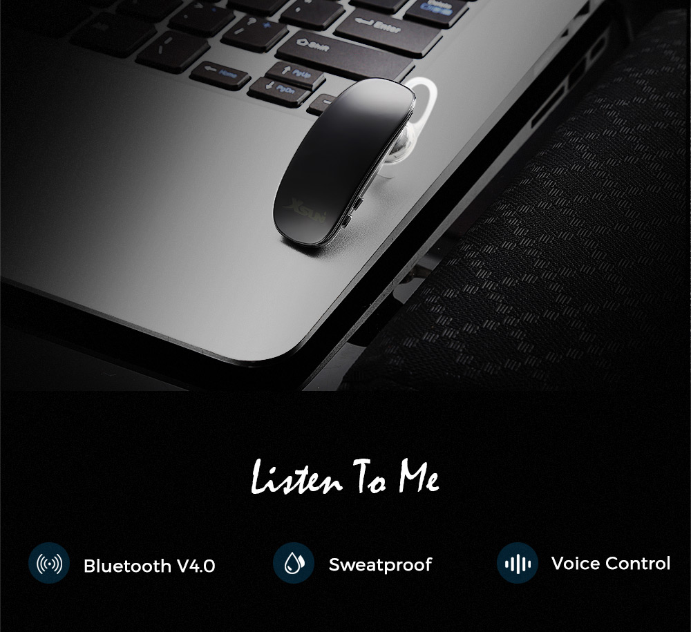 XSUNi XBT8 Bluetooth V4.0 Car Business Earphones