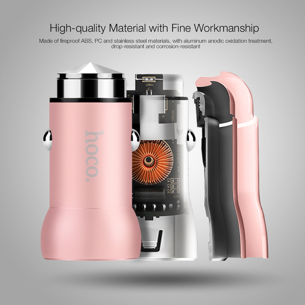 HOCO Z4 QC 2.0 Intelligent Single USB Car Charger Fast Charging