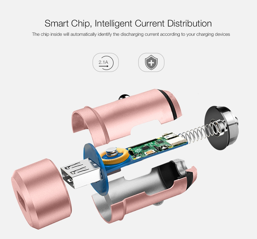 HOCO Z4 QC 2.0 Intelligent Single USB Car Charger Fast Charging