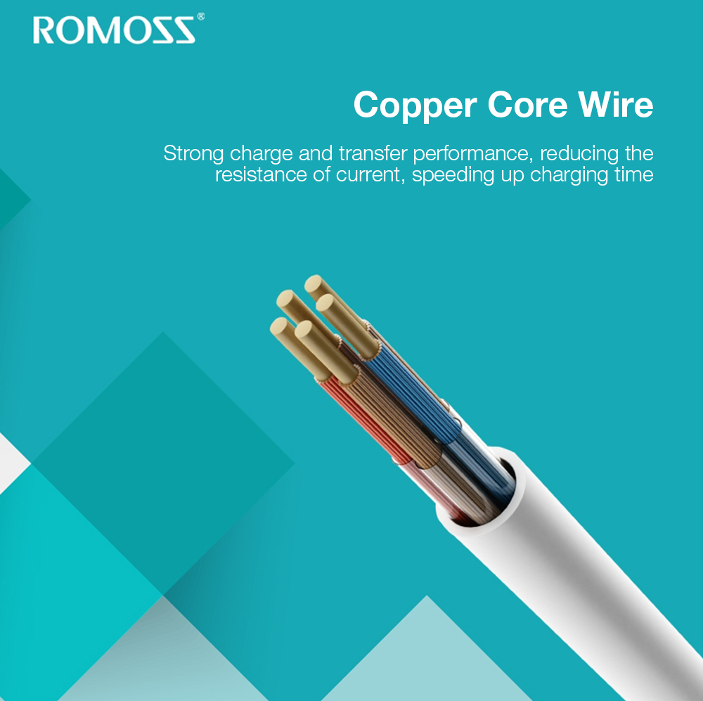 ROMOSS CB30b Classic Series Type-C Data Transmission 2.1A Charging Cable 1M ROMOSS CB30b Classic Series Type-C Data Transmission 2.1A Charging Cable 1M