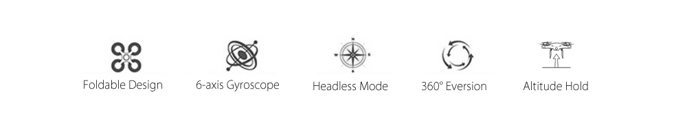 QI ZHI TOYS QZ - S8 Foldable RC Drone RTF Air Press Altitude Hold / Headless Mode / One Key Return QI ZHI TOYS QZ - S8 Foldable RC Drone RTF Air Press Altitude Hold / Headless Mode / One Key Return