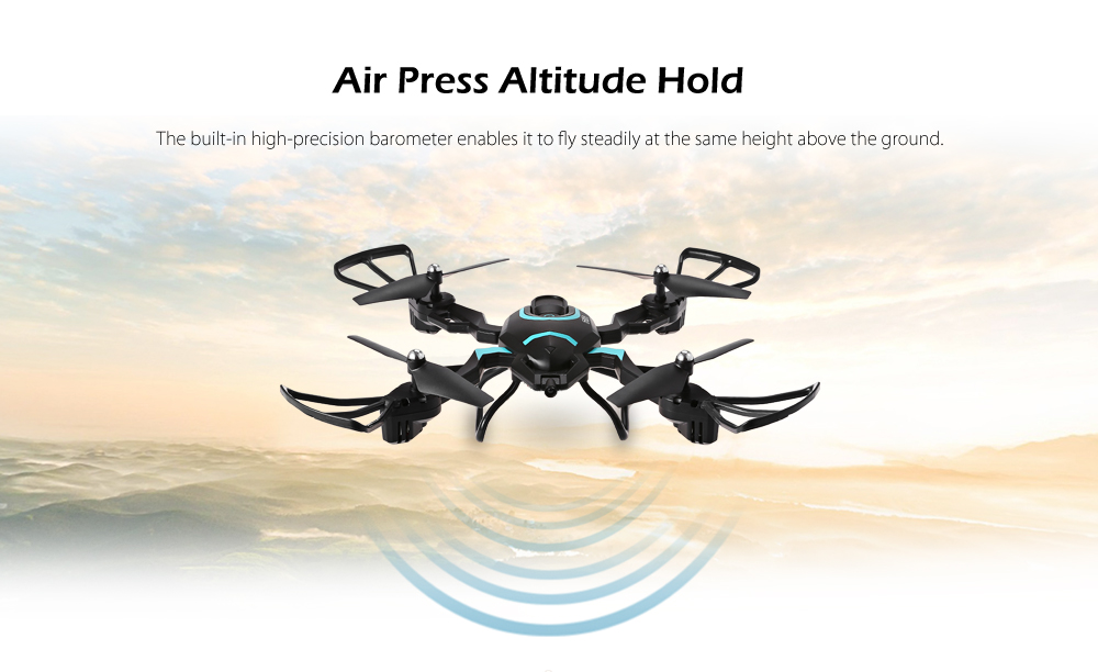 QI ZHI TOYS QZ - S8 Foldable RC Drone RTF Air Press Altitude Hold / Headless Mode / One Key Return QI ZHI TOYS QZ - S8 Foldable RC Drone RTF Air Press Altitude Hold / Headless Mode / One Key Return