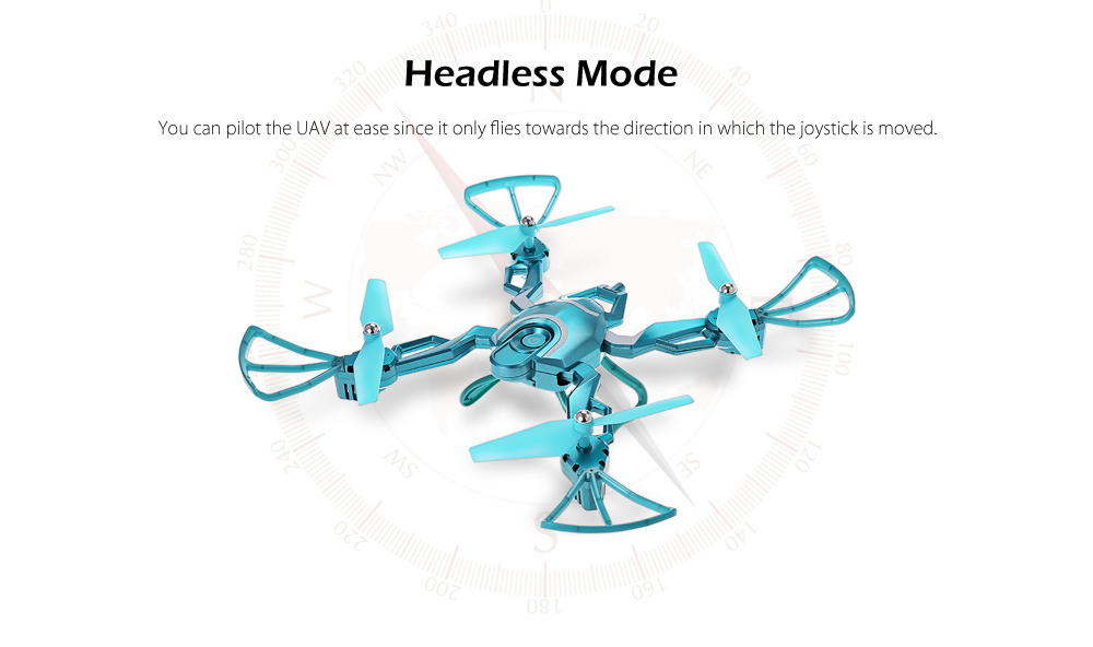 QI ZHI TOYS QZ - S8 Foldable RC Drone RTF Air Press Altitude Hold / Headless Mode / One Key Return