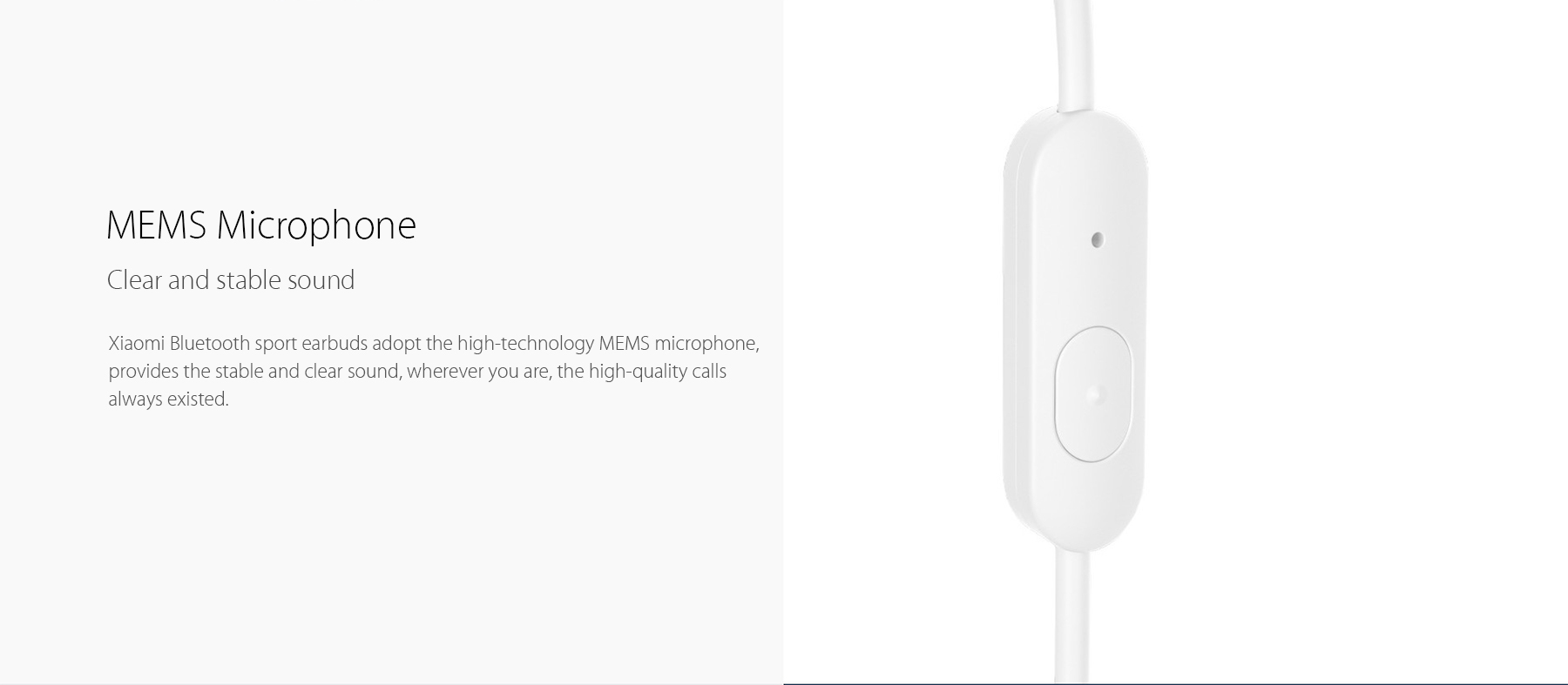 Xiaomi Bluetooth 4.1 Music Sport Earbuds Support Hands-free Calls Volume Control Song Switch Xiaomi Bluetooth 4.1 Music Sport Earbuds Support Hands-free Calls Volume Control Song Switch