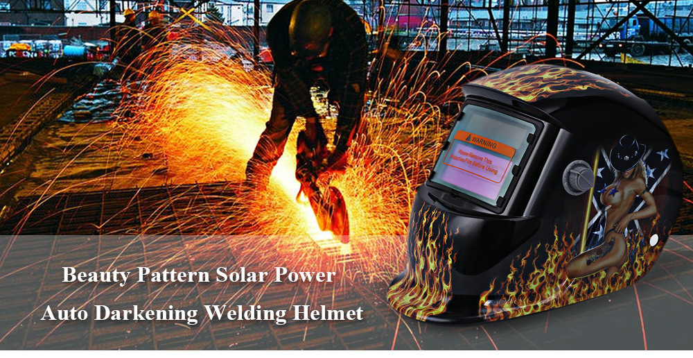 Beauty Pattern Solar Power Welding Helmet Beauty Pattern Solar Power Welding Helmet