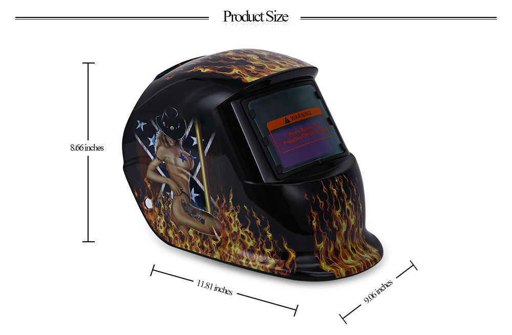Beauty Pattern Solar Power Welding Helmet Beauty Pattern Solar Power Welding Helmet