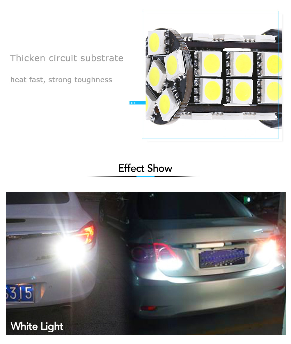 SCOE 3156 30 SMD 30B LED Car Stoplight 12V Brake Light High Power Bulb for All Vehicle