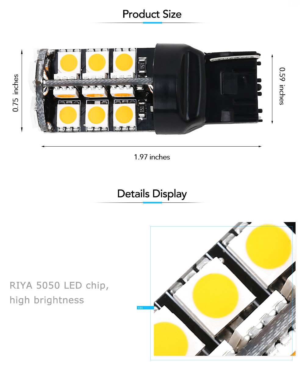 SCOE T20 30B 30SMD LED Single Filament Stop Light Energy Saving Lamp