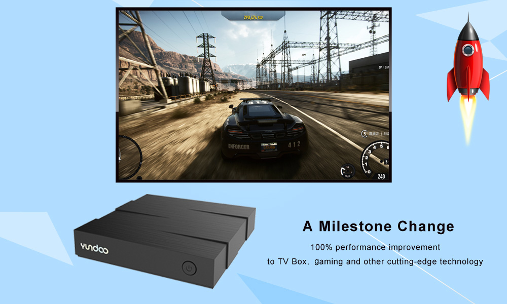 YUNDOO Y8 TV Box ARM Cortex-A72 + ARM Cortex-A53 CPU 64 bit Android 6.0 BT 4.1 YUNDOO Y8 TV Box ARM Cortex-A72 + ARM Cortex-A53 CPU 64 bit Android 6.0 BT 4.1