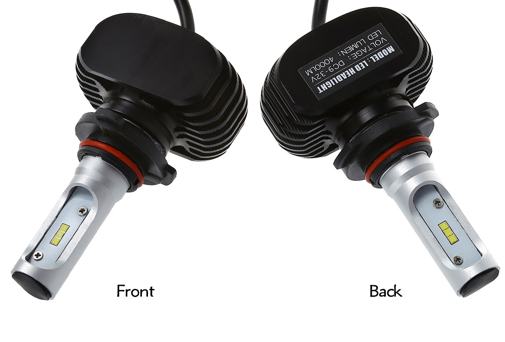 2pcs S1 9005 Car LED Front Light 40W 6000K Auto Driving Headlight