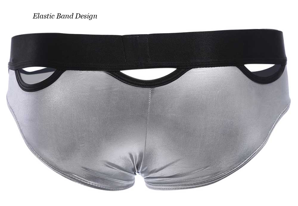 Sexy Hot Stamping Elastic Band Briefs for Men