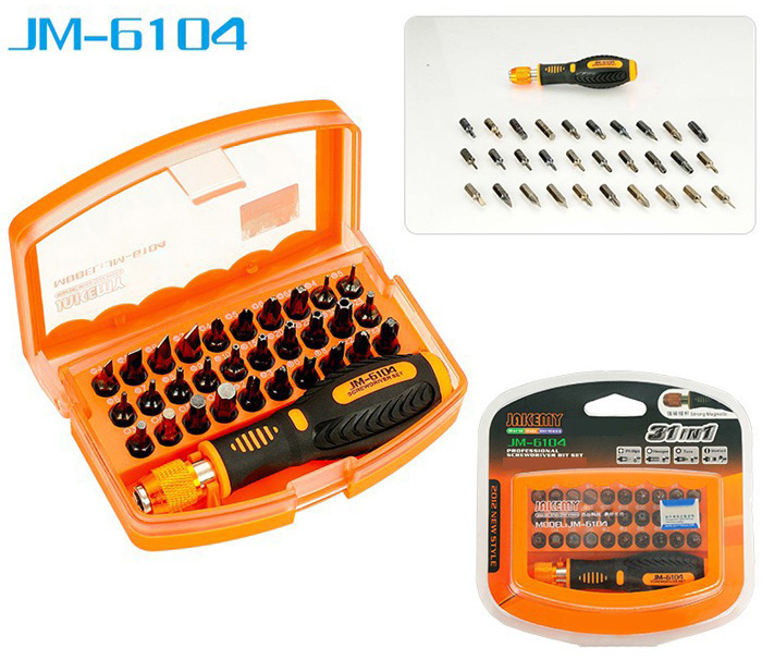 JAKEMY JM-6103 31 in 1 Screwdriver Set Disassembled Tool JAKEMY JM-6103 31 in 1 Screwdriver Set Disassembled Tool