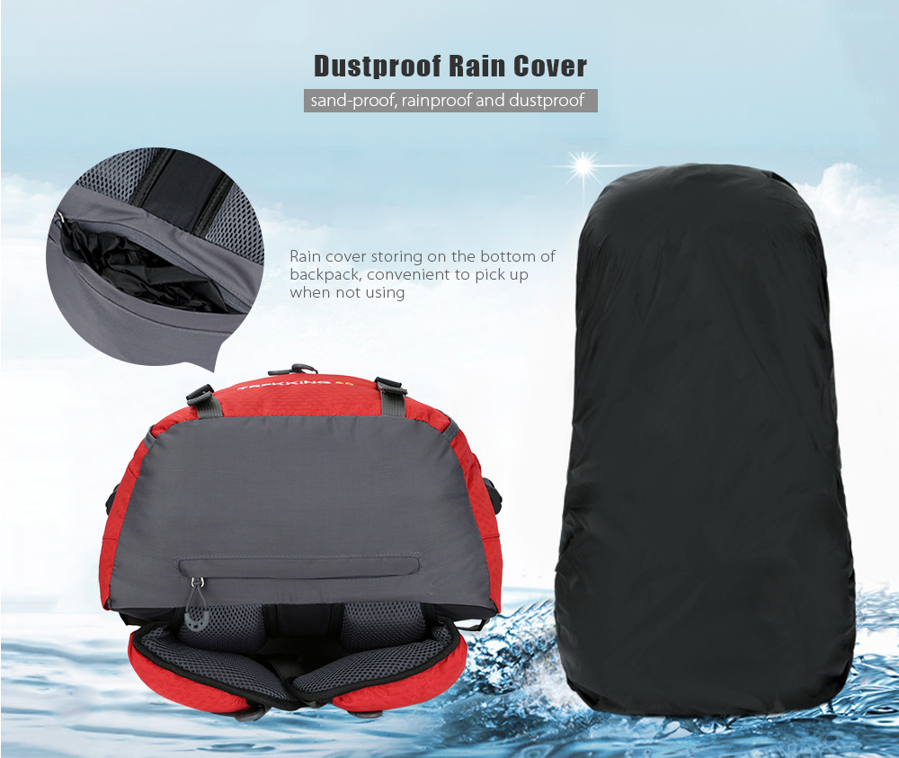 FREEKNIGHT FK0395 60L Water Resistant Climbing Hiking Backpack with Rain Cover FREEKNIGHT FK0395 60L Water Resistant Climbing Hiking Backpack with Rain Cover