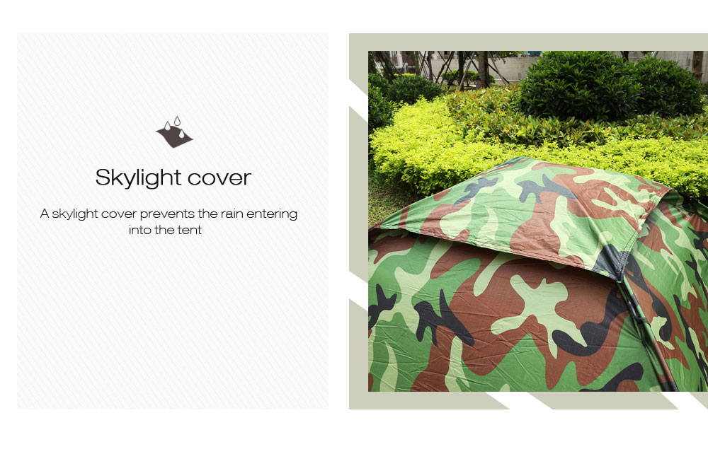 CLEYE Hiking Camouflage Tabernacle Outdoor Fishing Hunting Camping Tent for 4 People CLEYE Hiking Camouflage Tabernacle Outdoor Fishing Hunting Camping Tent for 4 People
