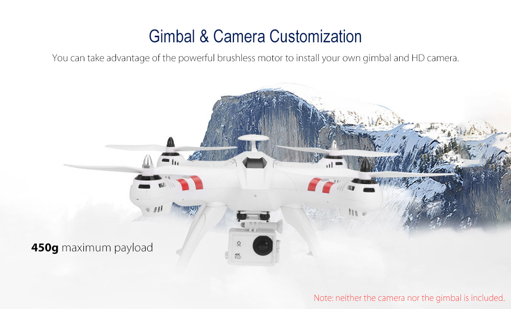 BAYANGTOYS X16 GPS Brushless RC Quadcopter RTF Geomagnetic Headless Mode / Altitude Hold / Automatic Return BAYANGTOYS X16 GPS Brushless RC Quadcopter RTF Geomagnetic Headless Mode / Altitude Hold / Automatic Return