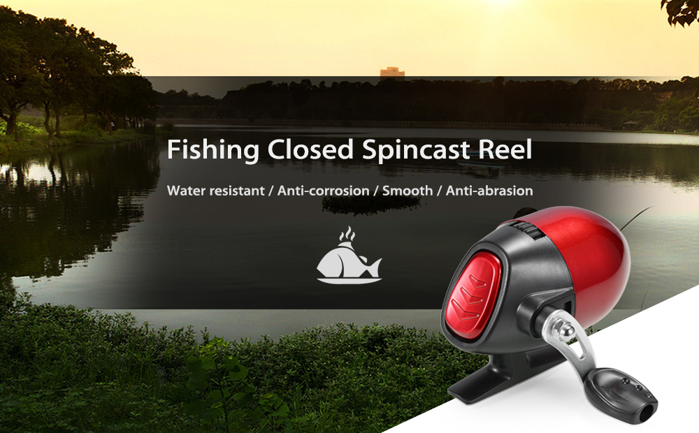 Outlife Concealed Fish Closed Wheel Spincast Reel Spherical with Fishing Line Outlife Concealed Fish Closed Wheel Spincast Reel Spherical with Fishing Line