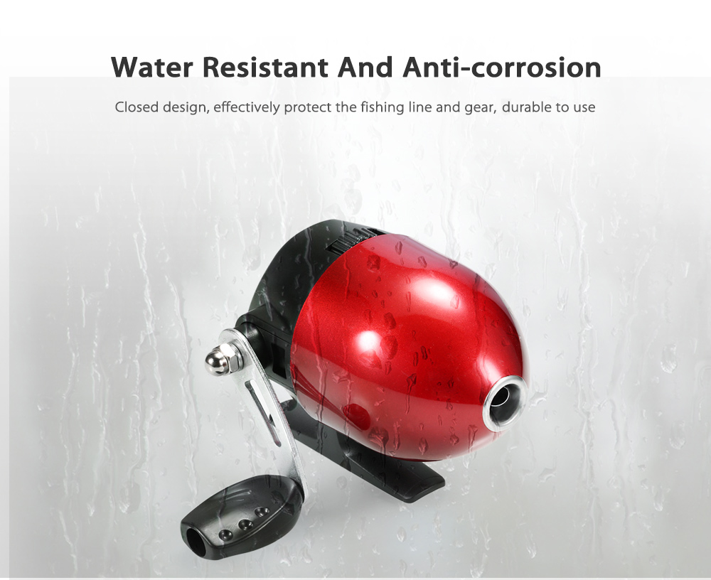Outlife Concealed Fish Closed Wheel Spincast Reel Spherical with Fishing Line Outlife Concealed Fish Closed Wheel Spincast Reel Spherical with Fishing Line