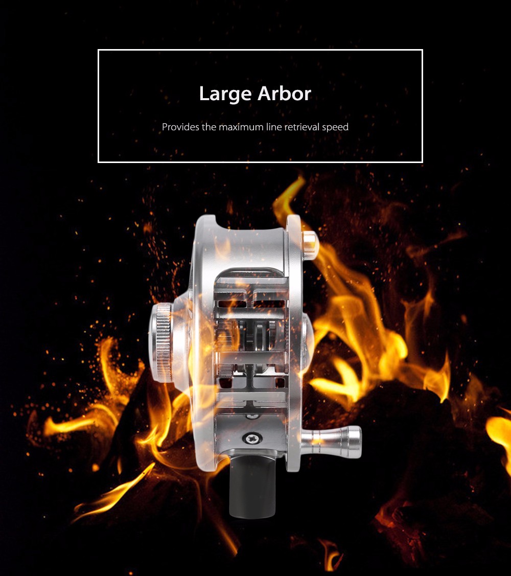 LEO AL 75 2 + 1 Ball Bearing Gear Ratio 1:1 Fly Fishing Reel Aluminum Alloy Wheel LEO AL 75 2 + 1 Ball Bearing Gear Ratio 1:1 Fly Fishing Reel Aluminum Alloy Wheel