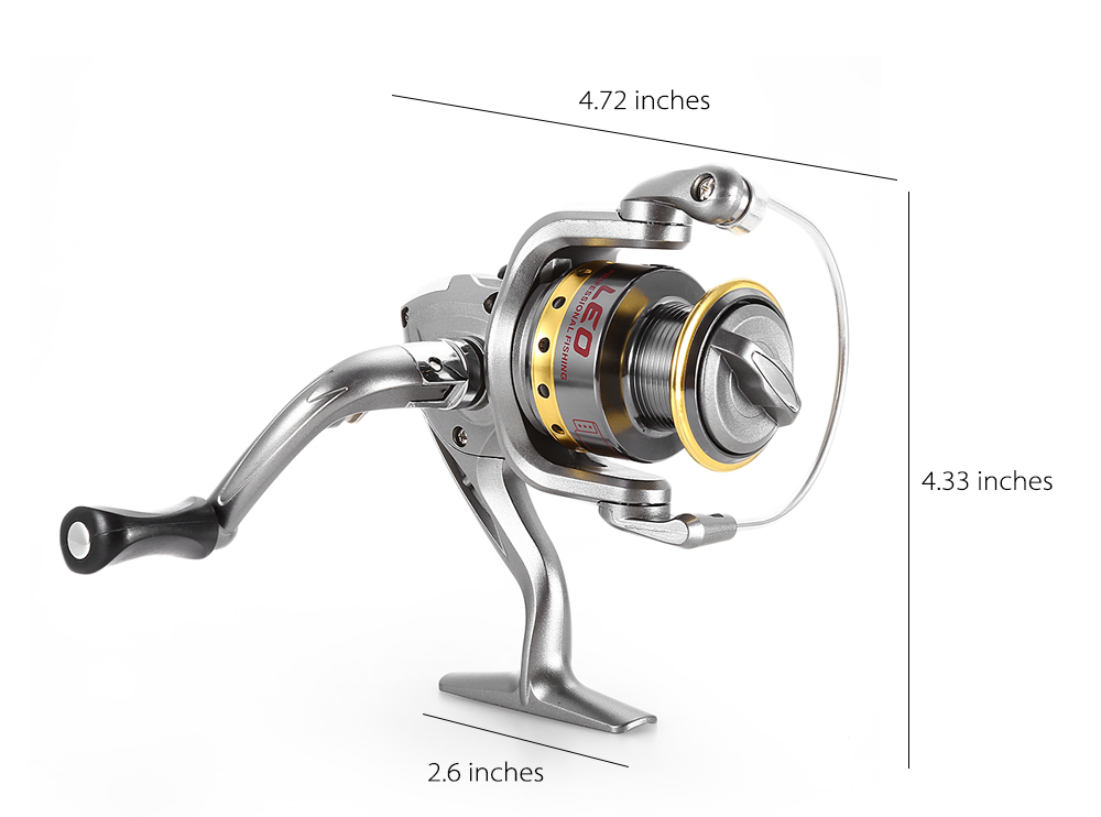 LEO Outdoor Fishing Spinning Reel Rod Kit Set with Fish Line Lures Hooks Bag LEO Outdoor Fishing Spinning Reel Rod Kit Set with Fish Line Lures Hooks Bag