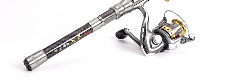 LEO Outdoor Fishing Spinning Reel Rod Kit Set with Fish Line Lures Hooks Bag LEO Outdoor Fishing Spinning Reel Rod Kit Set with Fish Line Lures Hooks Bag