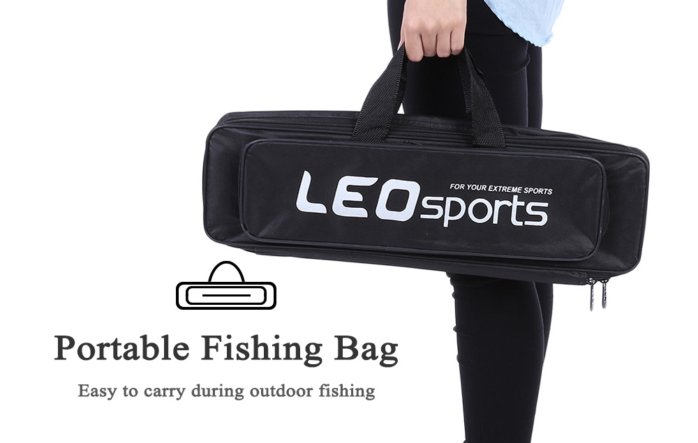 LEO Outdoor Fishing Spinning Reel Rod Kit Set with Fish Line Lures Hooks Bag LEO Outdoor Fishing Spinning Reel Rod Kit Set with Fish Line Lures Hooks Bag