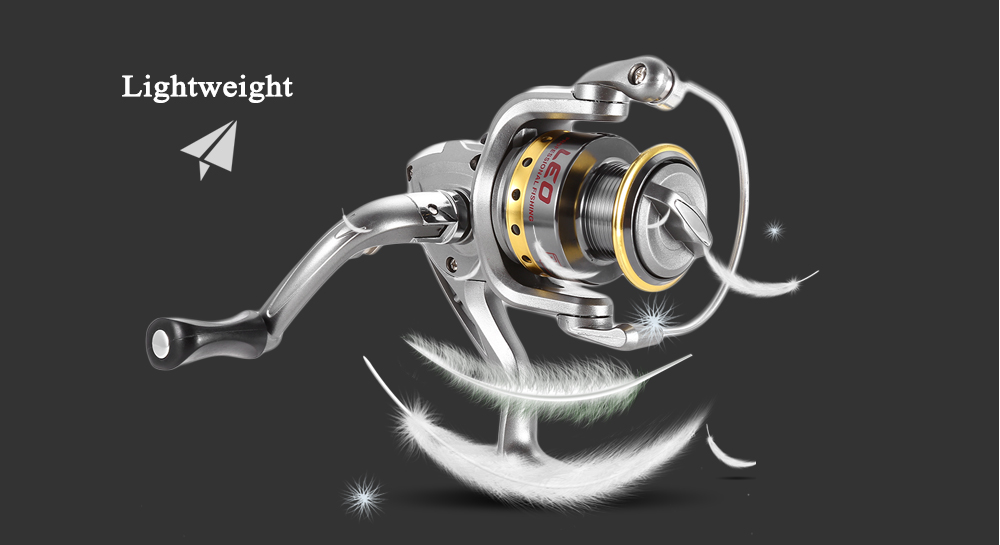 LEO Outdoor Fishing Spinning Reel Rod Kit Set with Fish Line Lures Hooks Bag LEO Outdoor Fishing Spinning Reel Rod Kit Set with Fish Line Lures Hooks Bag
