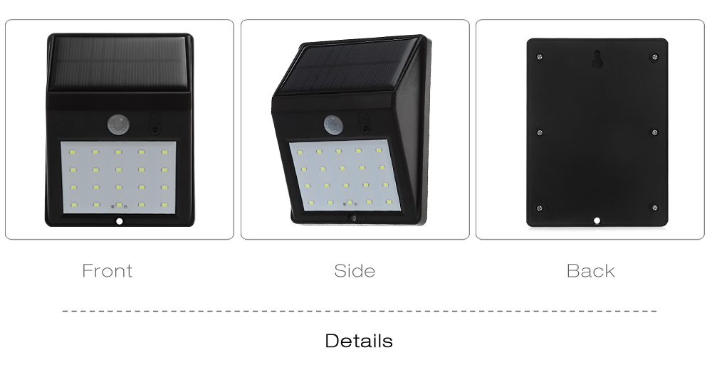 Outdoor Waterproof Solar Human Body Induction Light Outdoor Waterproof Solar Human Body Induction Light