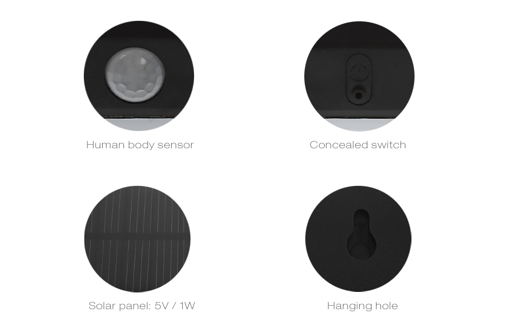 Outdoor Waterproof Solar Human Body Induction Light Outdoor Waterproof Solar Human Body Induction Light