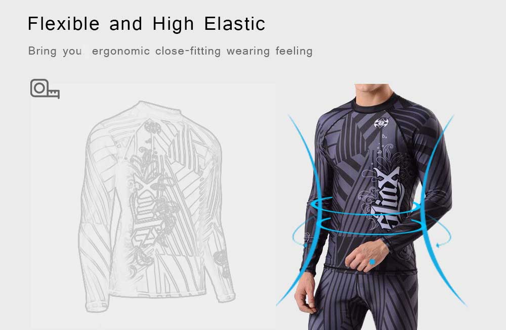 SLINX Unisex 1.5MM Anti-UV Shirt Pullover Wet Suit Elastic Swimwear Jacket Clothing for Diving Surf Windsurf