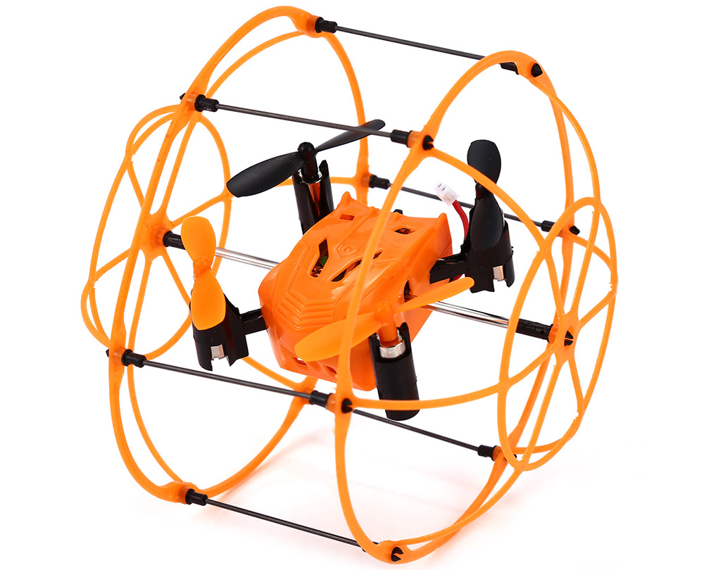 Helic Max Sky Walker 1336 2.4GHz 4CH RC Quadcopter 3D Flip Climbing Wall Roller Copter