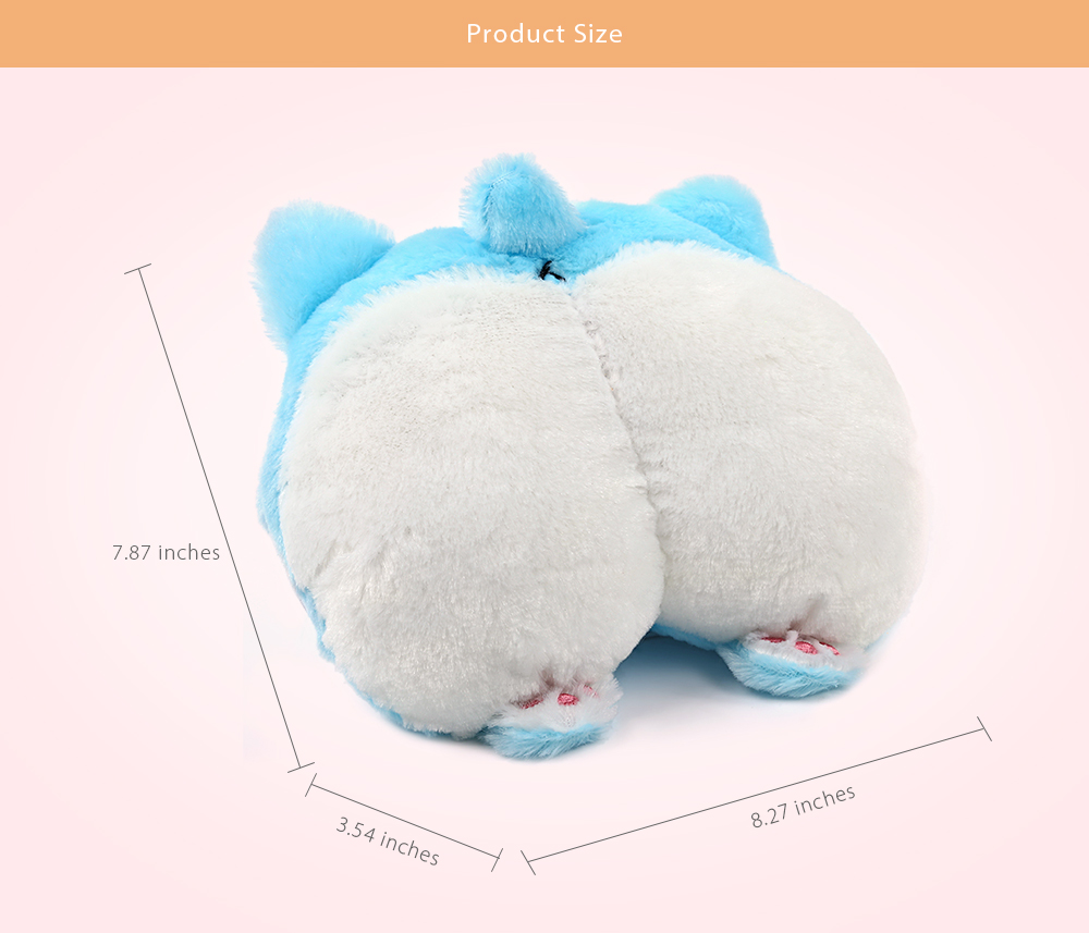 Sidiwen Cute Plush Animal Car Pillow