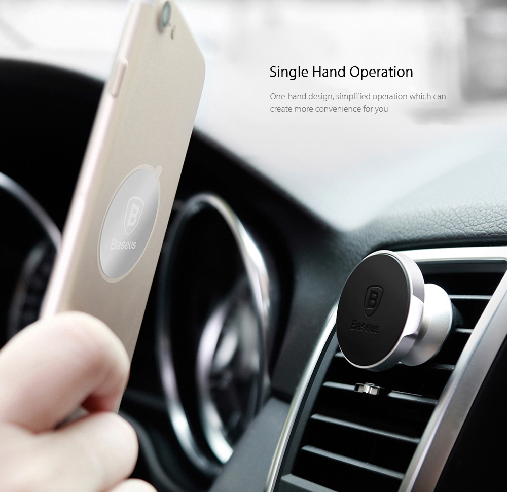 Baseus Small Ears Series Magnetic Suction Bracket Phone Holder ( Air Outlet Type )