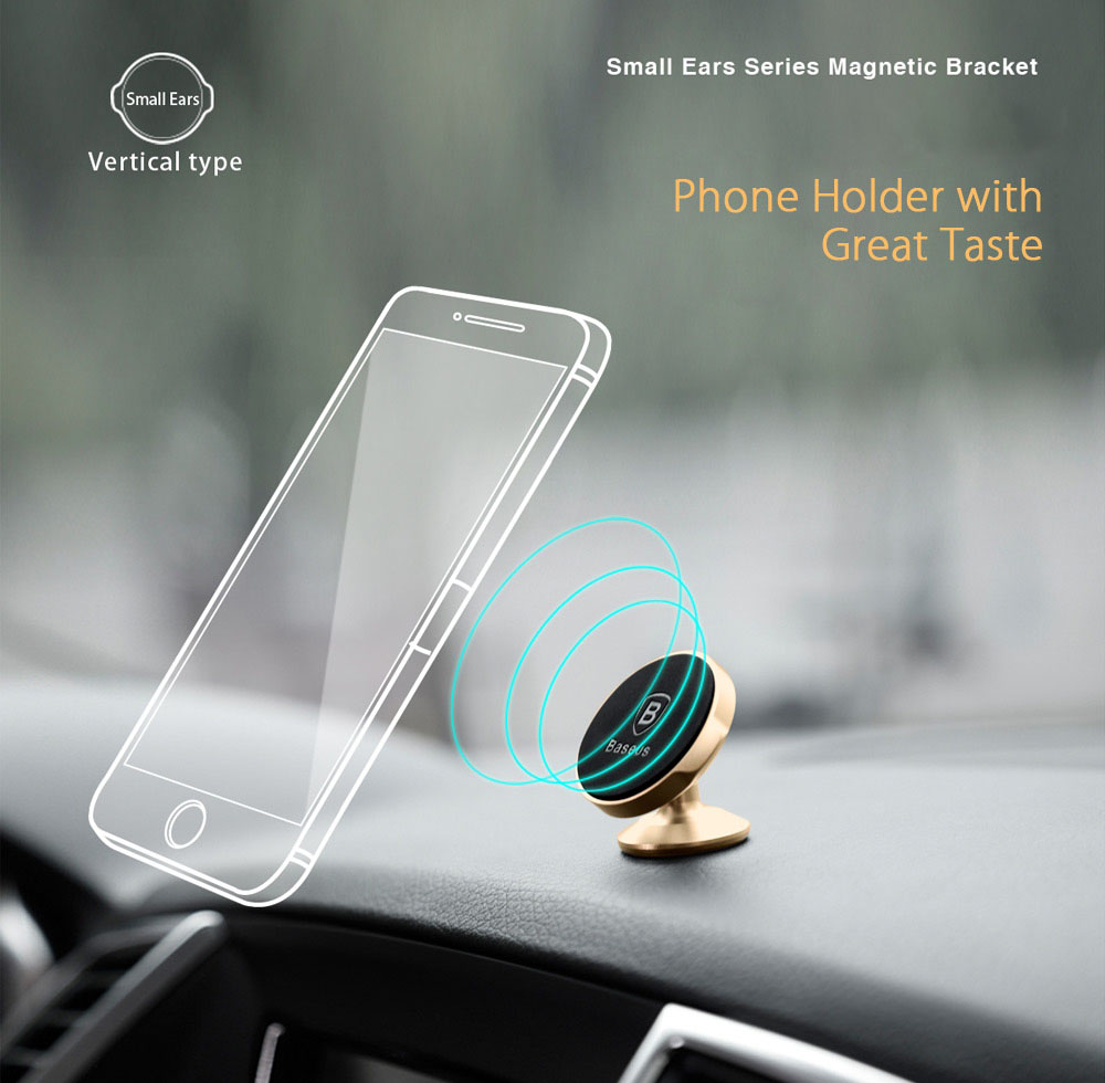 Baseus Small Ears Series Magnetic Suction Bracket Phone Holder ( Vertical Type ) Baseus Small Ears Series Magnetic Suction Bracket Phone Holder ( Vertical Type )