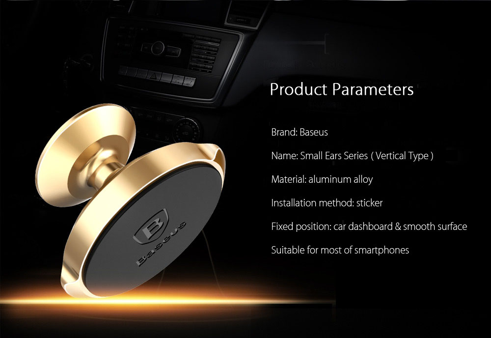 Baseus Small Ears Series Magnetic Suction Bracket Phone Holder ( Vertical Type ) Baseus Small Ears Series Magnetic Suction Bracket Phone Holder ( Vertical Type )