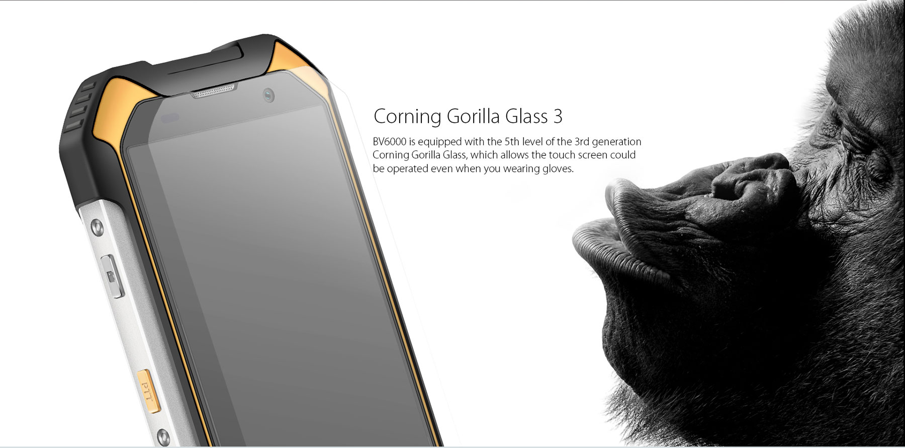 Blackview BV6000 4.7 inch 4G Smartphone Android 7.0 MTK6755 64bit Octa Core 2.0GHz 3GB RAM 32GB ROM 5MP + 13MP Cameras  IP68 Waterproof Corning Gorilla Glass 3 NFC