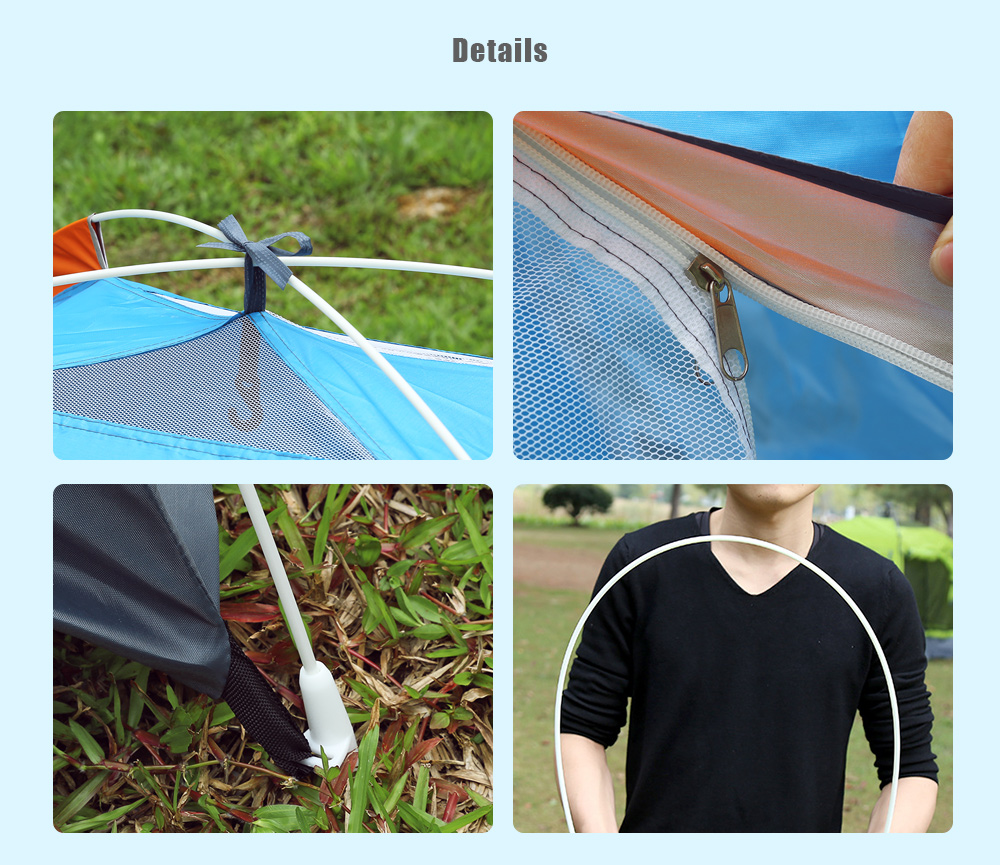SHENGYUAN Outdoor Water Resistant Automatic Instant Setup Two Doors 2 Person Camping Tent with Rain Cover SHENGYUAN Outdoor Water Resistant Automatic Instant Setup Two Doors 2 Person Camping Tent with Rain Cover