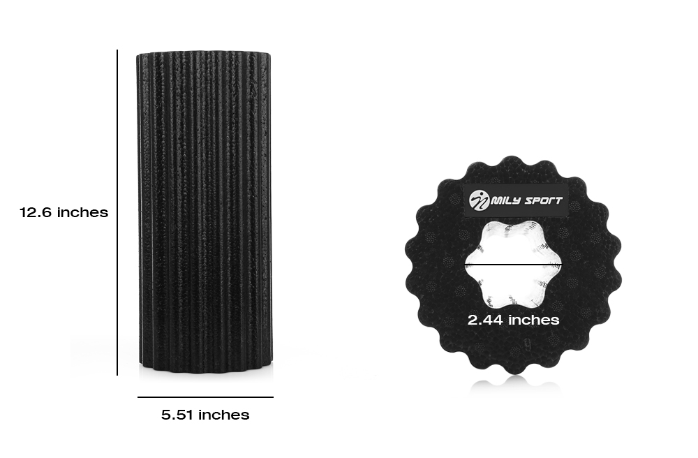 MILY SPORT Muscle Feet High Density Lightweight Yoga EPP Foam Roller for Gym Exercises Physio Massage Stretching MILY SPORT Muscle Feet High Density Lightweight Yoga EPP Foam Roller for Gym Exercises Physio Massage Stretching