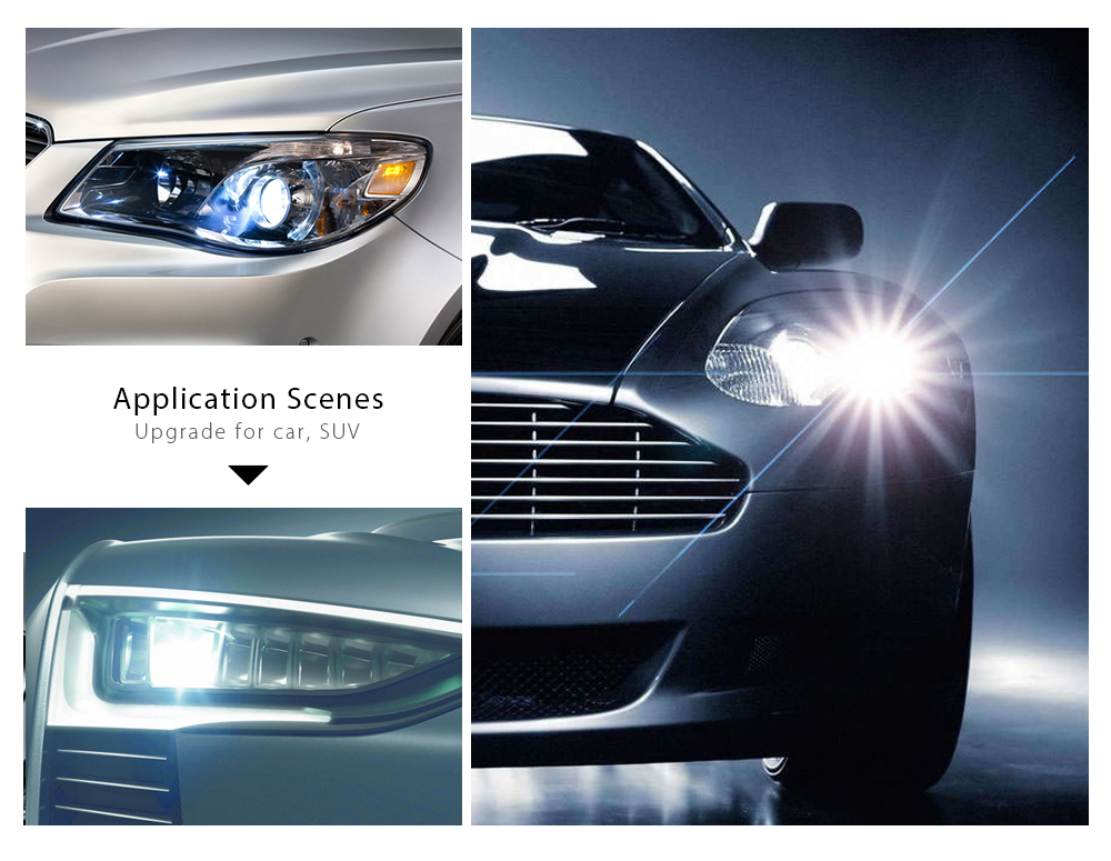 S7 9004 72W 8000LM Pair of Car LED Headlight 6000K Auto Front Lamp S7 9004 72W 8000LM Pair of Car LED Headlight 6000K Auto Front Lamp
