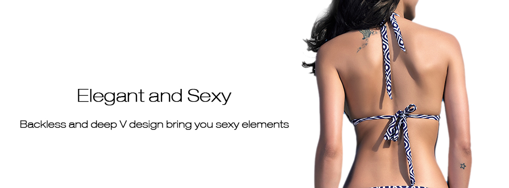 SmartSexy Women 2-piece Swimming Halter Push Up Sexy Padding Bathing Suit Swimsuit Bikini Set