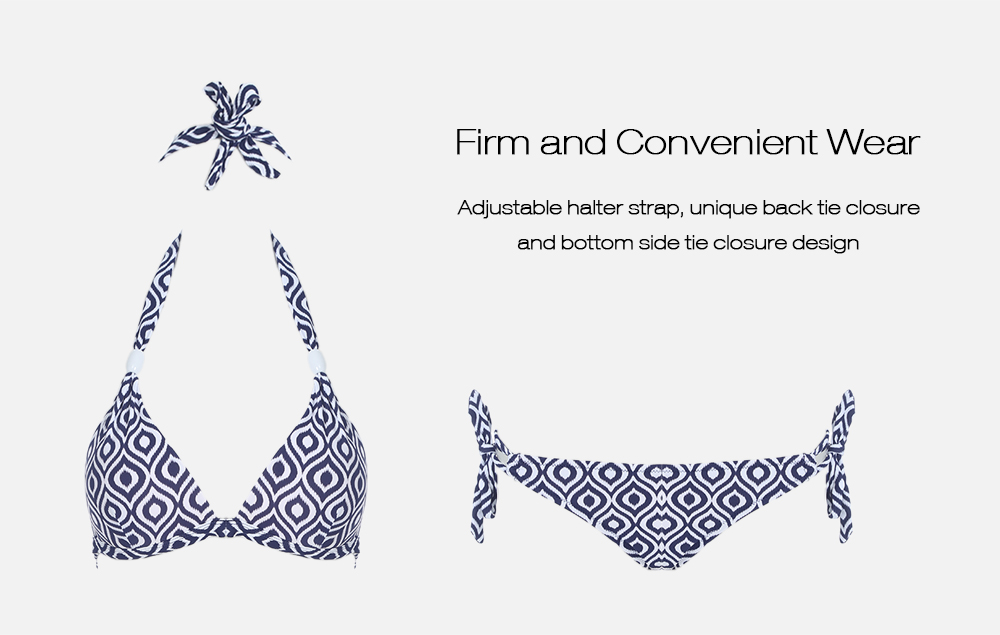 SmartSexy Women 2-piece Swimming Halter Push Up Sexy Padding Bathing Suit Swimsuit Bikini Set