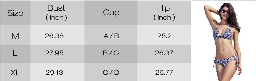 SmartSexy Women 2-piece Swimming Halter Push Up Sexy Padding Bathing Suit Swimsuit Bikini Set