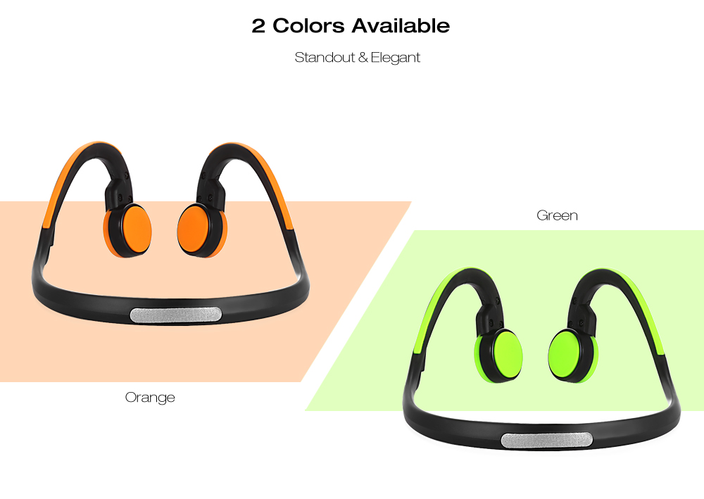 Signet BT - BK Bluetooth 4.1 Open-ear Bone Conduction Headphones Noise Canceling Headband with Microphone
