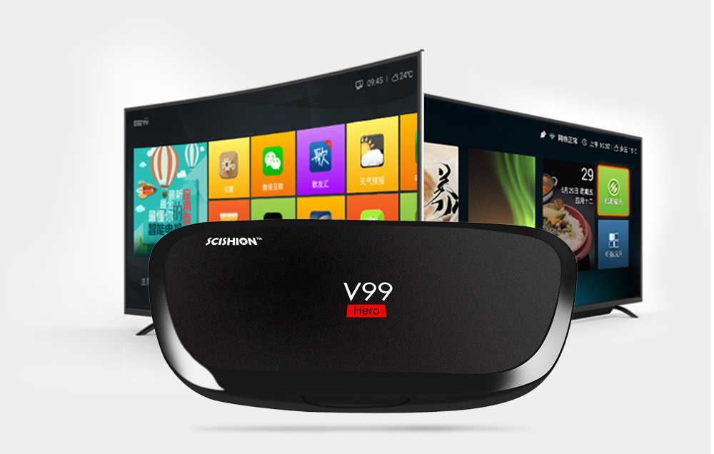 SCISHION V99 - hero Android H.265 4GB + 32GB TV Box SCISHION V99 - hero Android H.265 4GB + 32GB TV Box
