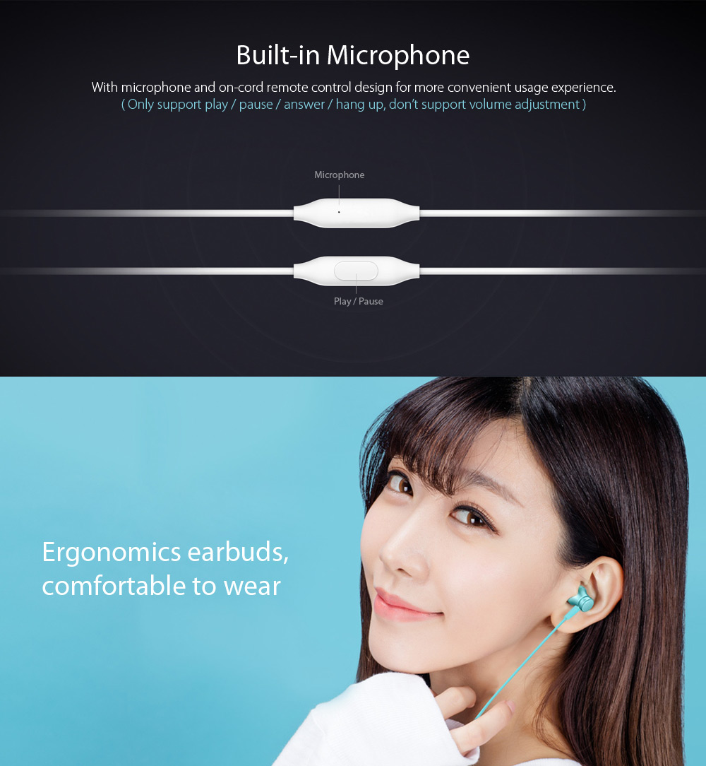 Original Xiaomi Piston In-ear Earphones with Mic Fresh Version Original Xiaomi Piston In-ear Earphones with Mic Fresh Version