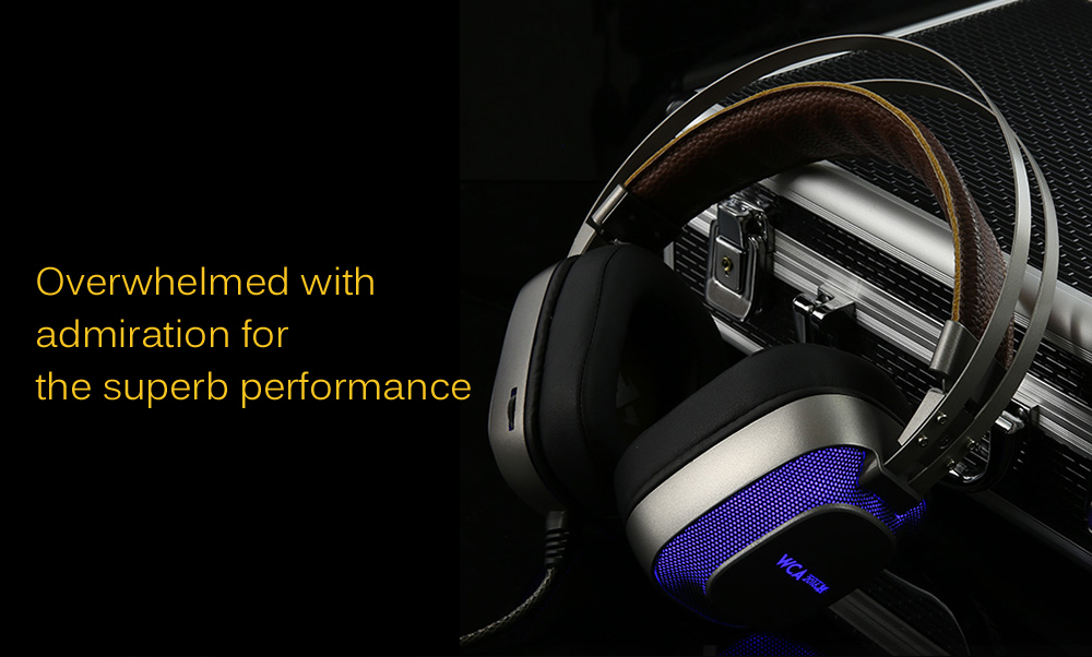 XIBERIA K10 Over-ear Gaming Headset USB PC Headphones with Colorful LED Lights XIBERIA K10 Over-ear Gaming Headset USB PC Headphones with Colorful LED Lights