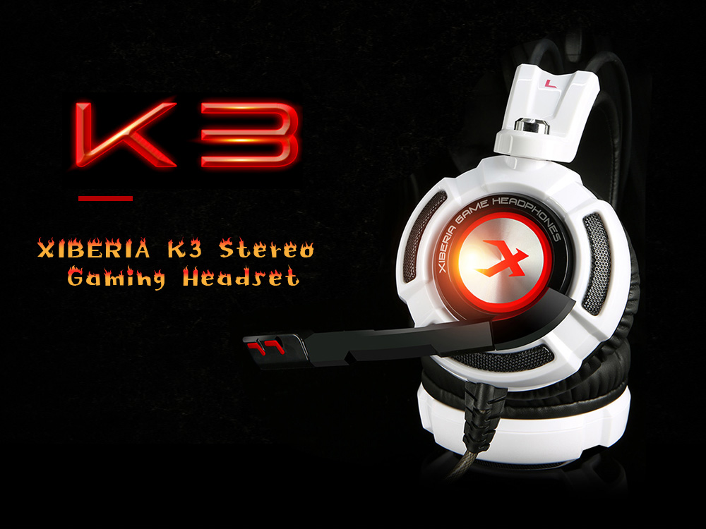 XIBERIA K3 Over-ear Stereo Gaming Headset USB PC Headphones with LED Lights XIBERIA K3 Over-ear Stereo Gaming Headset USB PC Headphones with LED Lights