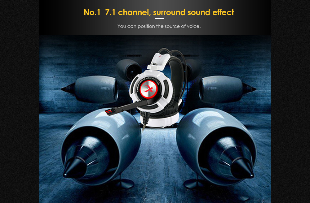 XIBERIA K3 Over-ear Stereo Gaming Headset USB PC Headphones with LED Lights XIBERIA K3 Over-ear Stereo Gaming Headset USB PC Headphones with LED Lights