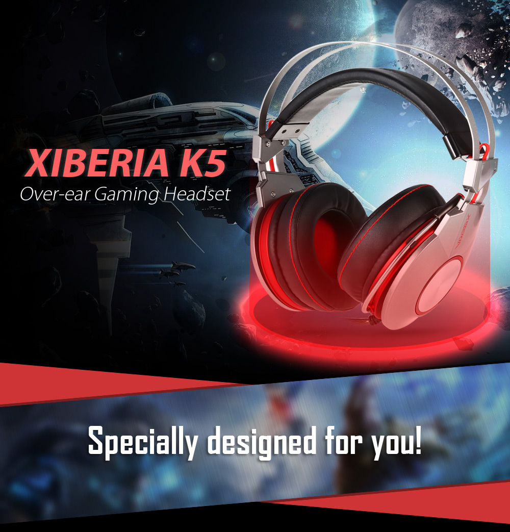 XIBERIA K5 Wired Over-ear Gaming Headset XIBERIA K5 Wired Over-ear Gaming Headset