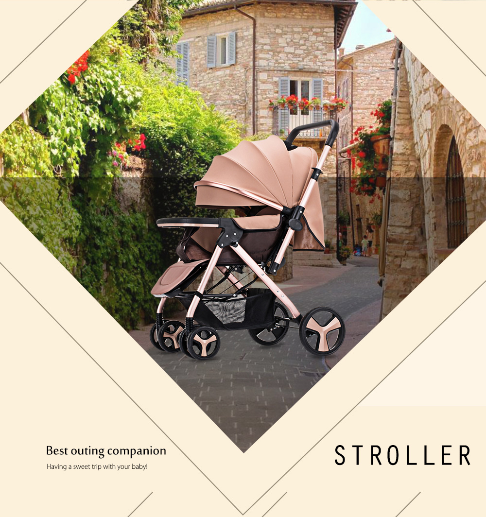 MoonSater YA - 2305 Multifunctional Stroller Baby Cart with Brake System Universal Casters MoonSater YA - 2305 Multifunctional Stroller Baby Cart with Brake System Universal Casters