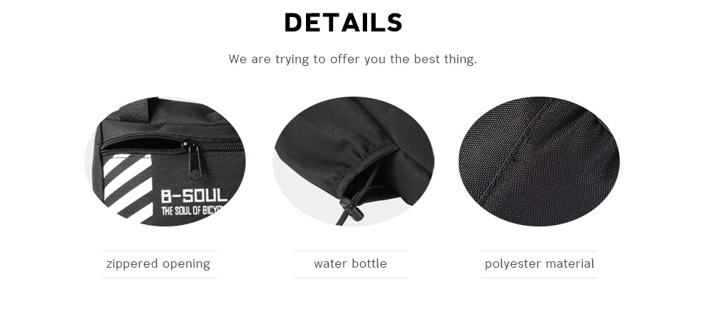 B - SOUL Triangle Cycling Mountain Bicycle Front Tube Frame Pouch Bike Bag Holder Saddle B - SOUL Triangle Cycling Mountain Bicycle Front Tube Frame Pouch Bike Bag Holder Saddle